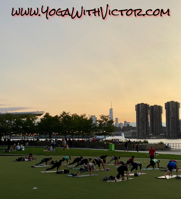 Victor Cotto Vicyasa Long Island City Outdoor Class Yoga TimeOutNY Covid19 Park Outdoor Class 