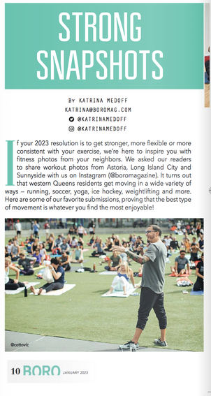 Victor Cotto, Astoria Park Summer Yoga Outdoor, Astoria Best Yoga, Long Island City Yoga, Boro Magazine, QNS.com