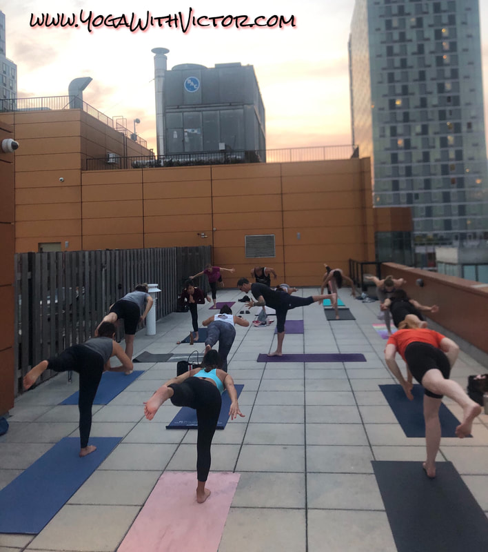 Victor Cotto Yoga Vinyasa Vicyasa Rooftop NYC In-Person Class LIVE Zoom Quarantine COVID-19 LIC Queens 