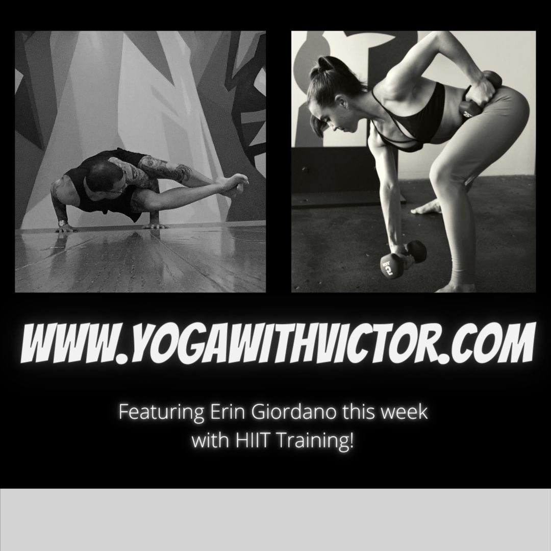 Vicyasa™, Victor Cotto, Erin Giordano, Yoga, HIIT, Streaming Classes, Mindbody, Hot Yoga, Power Flow, Training