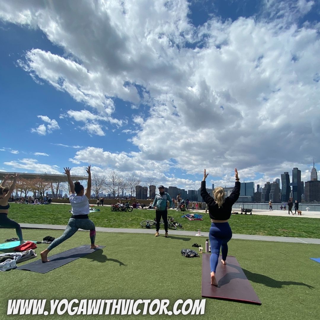 Victor Cotto Yoga Long Island City Hunters Point Park South Queens Outdoor Vinyasa Classes Astoria NYC Central Park
